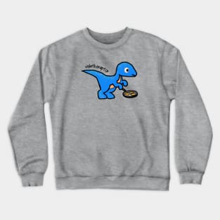 Hanukkah Dino Velatkeraptor Crewneck Sweatshirt